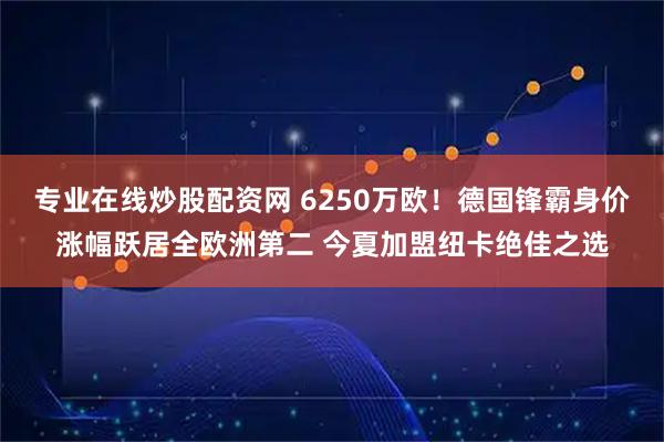 专业在线炒股配资网 6250万欧!德国锋霸身价涨幅跃居全欧洲第二 今夏加盟纽卡绝佳之选